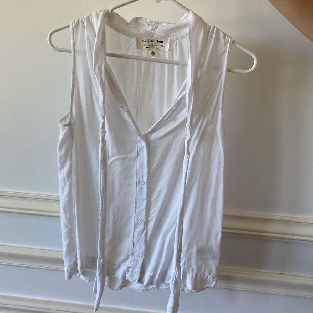 CLOTH AND STONE WHITE TANK